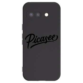 Picasee husă neagră din silicon pentru Google Pixel 9a - Picasee - old logo - black