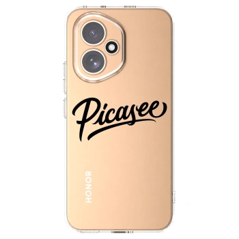 Picasee husă transparentă din silicon pentru Honor 400 5G - Picasee - old logo - black