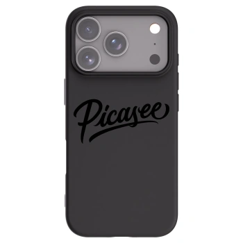 Picasee husă neagră din silicon pentru Apple iPhone 17 Pro - Picasee - old logo - black