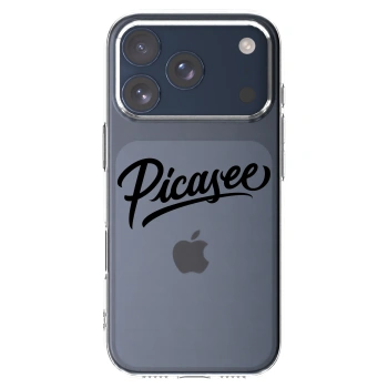 Picasee husă transparentă din silicon pentru Apple iPhone 17 Pro - Picasee - old logo - black