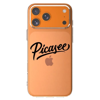 Picasee husă transparentă din silicon pentru Apple iPhone 17 Pro Max - Picasee - old logo - black