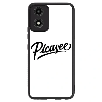 Husă pentru Motorola Moto E14 - Picasee - old logo - black