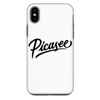 Husă pentru Apple iPhone XS Max - Picasee - old logo - black