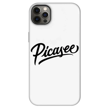 Husă pentru Apple iPhone 12 Pro Max - Picasee - old logo - black