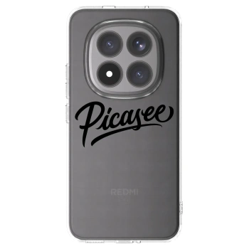 Picasee husă transparentă din silicon pentru Xiaomi Redmi Note 15 Pro+ - Picasee - old logo - black