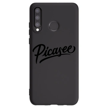 Picasee husă neagră din silicon pentru Huawei P30 Lite - Picasee - old logo - black