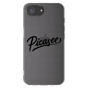 Picasee husă transparentă din silicon pentru Apple iPhone 17e - Picasee - old logo - black