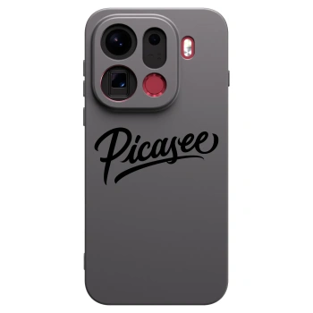 Picasee husă neagră din silicon pentru OPPO Find X9 Pro - Picasee - old logo - black