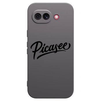 Picasee husă neagră din silicon pentru Google Pixel 10a - Picasee - old logo - black