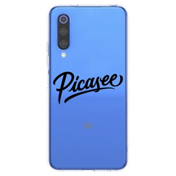 Picasee husă transparentă din silicon pentru Xiaomi Mi 9 SE - Picasee - old logo - black