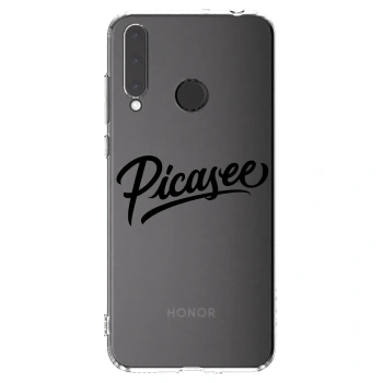Picasee husă transparentă din silicon pentru Honor 20 Lite - Picasee - old logo - black