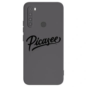 Picasee husă neagră din silicon pentru Xiaomi Redmi Note 8 - Picasee - old logo - black