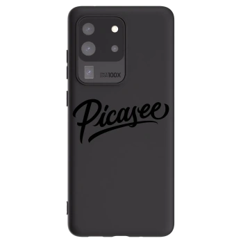 Picasee husă neagră din silicon pentru Samsung Galaxy S20 Ultra 5G G988F - Picasee - old logo - black