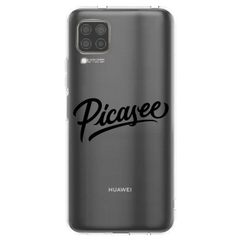 Picasee husă transparentă din silicon pentru Huawei P40 Lite - Picasee - old logo - black