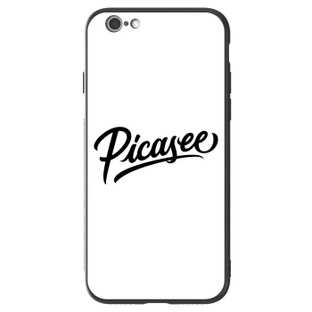 Husă pentru Apple iPhone 6/6S - Picasee - old logo - black
