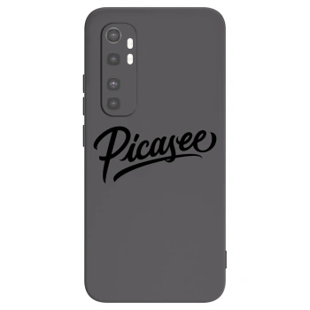 Picasee husă neagră din silicon pentru Xiaomi Mi Note 10 Lite - Picasee - old logo - black