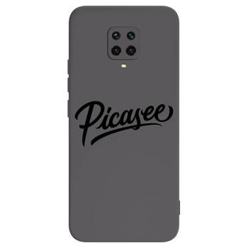 Picasee husă neagră din silicon pentru Xiaomi Redmi Note 9S - Picasee - old logo - black