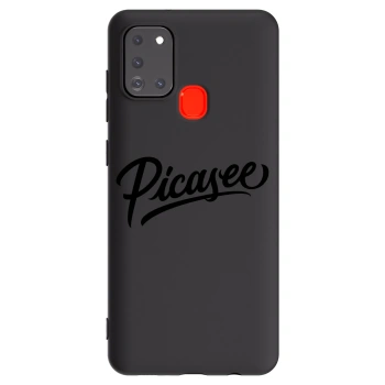 Picasee husă neagră din silicon pentru Samsung Galaxy A21s - Picasee - old logo - black