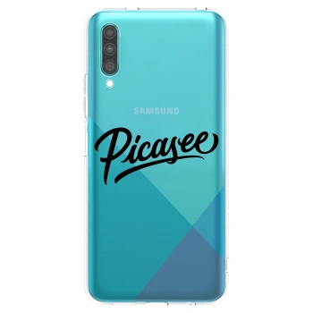 Picasee husă transparentă din silicon pentru Samsung Galaxy A30s A307F - Picasee - old logo - black
