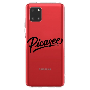 Picasee husă transparentă din silicon pentru Samsung Galaxy Note 10 Lite N770F - Picasee - old logo - black