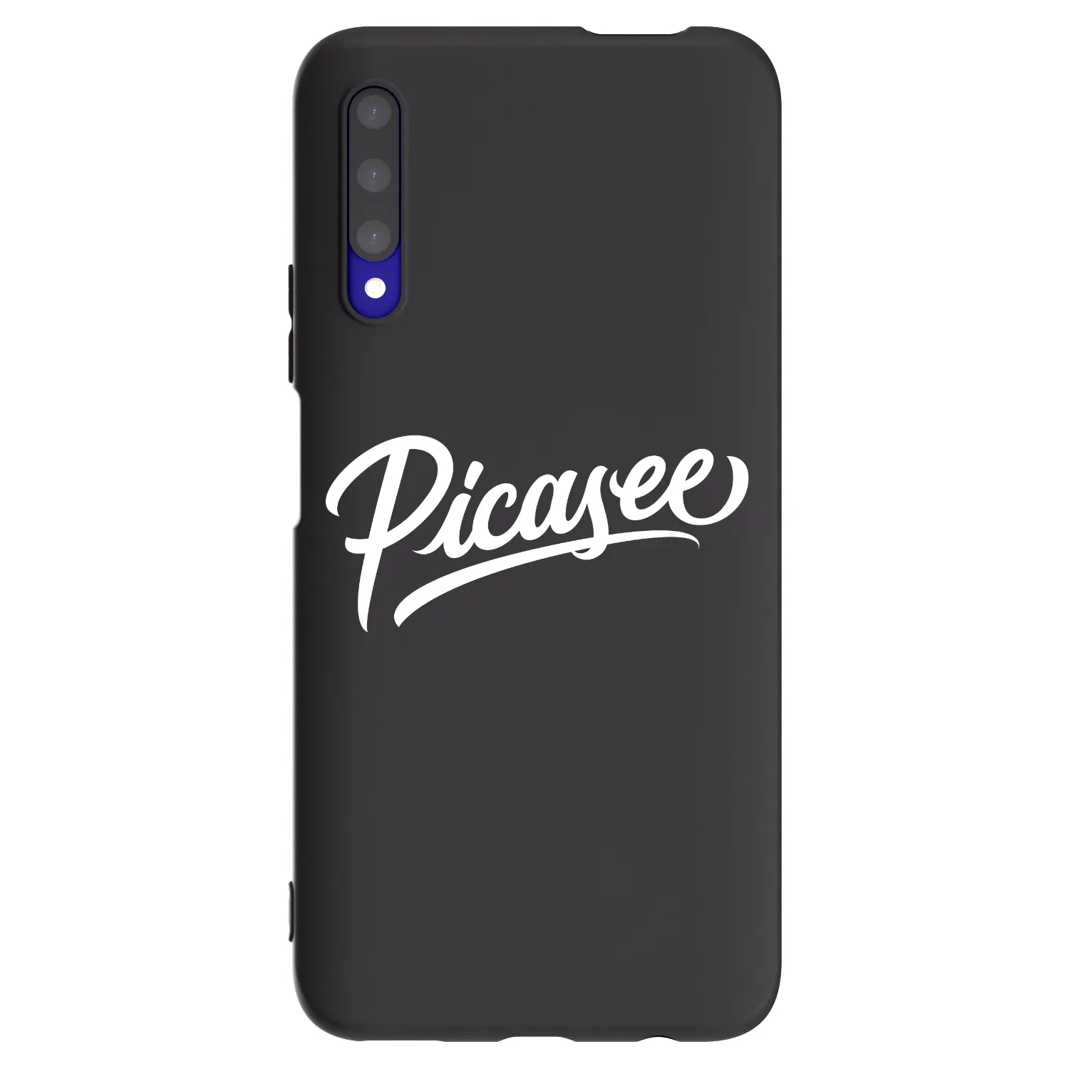 Picasee husă neagră din silicon pentru Honor 9X Pro - Picasee - old logo - white