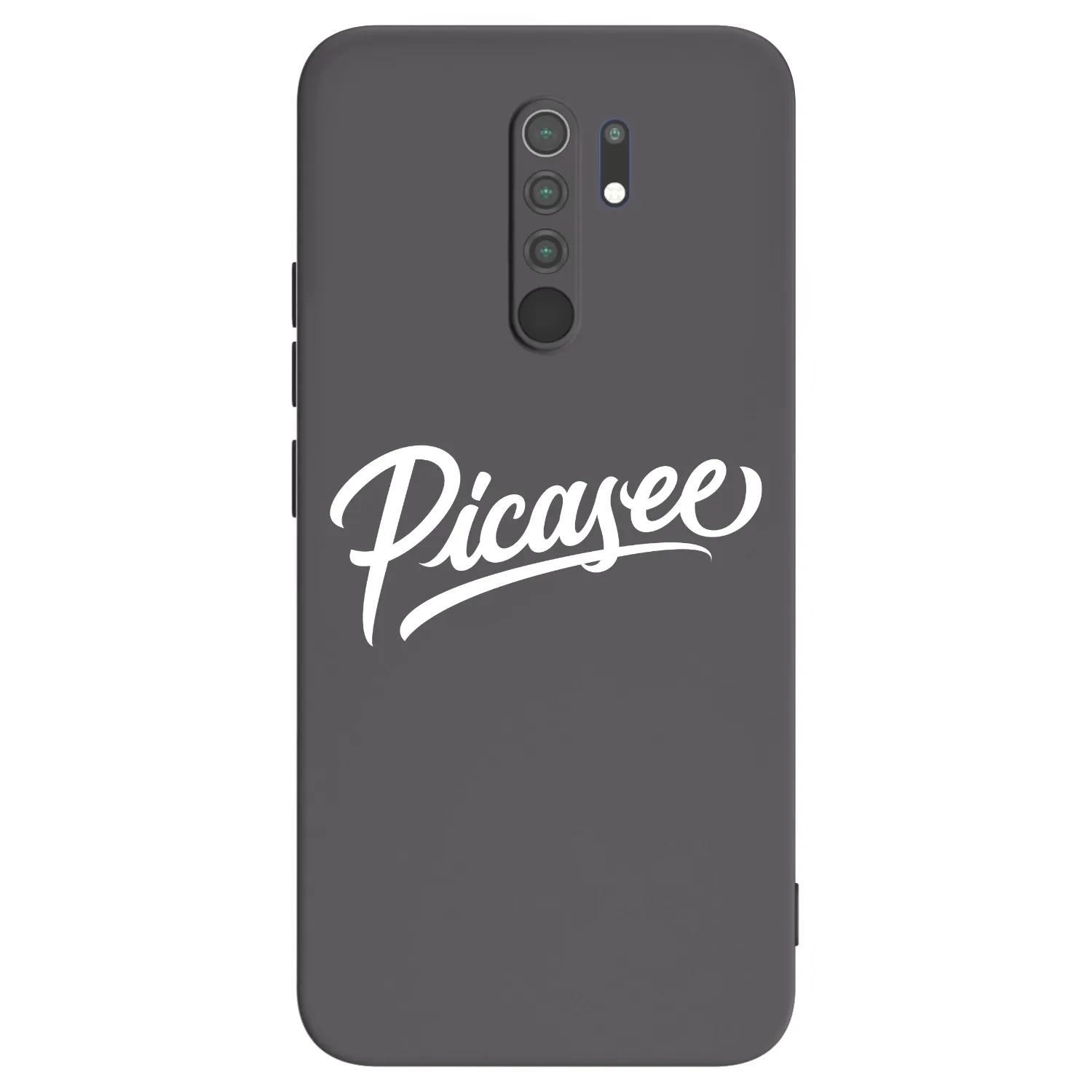 Picasee husă neagră din silicon pentru Xiaomi Redmi 9 - Picasee - old logo - white