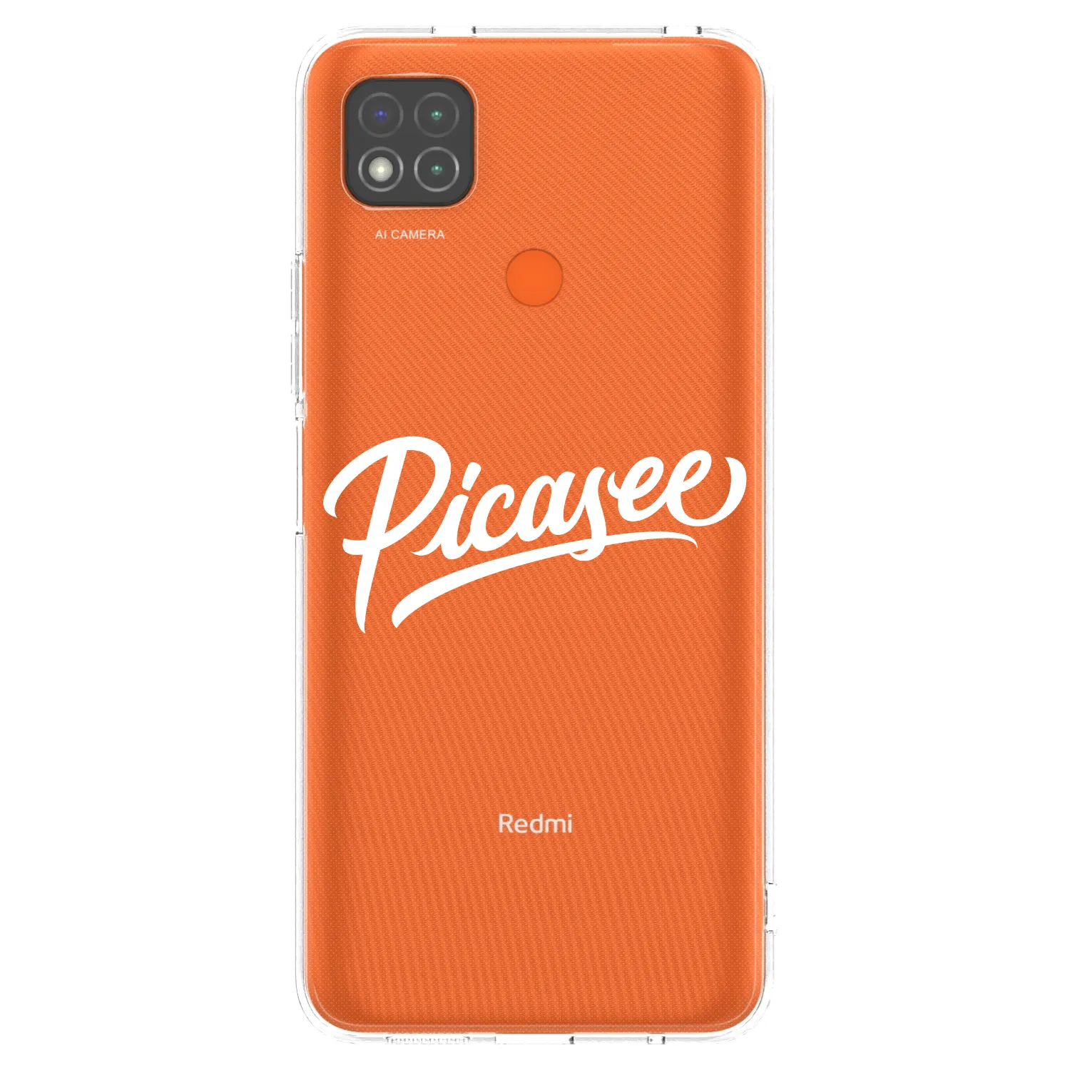 Picasee husă transparentă din silicon pentru Xiaomi Redmi 9C - Picasee - old logo - white