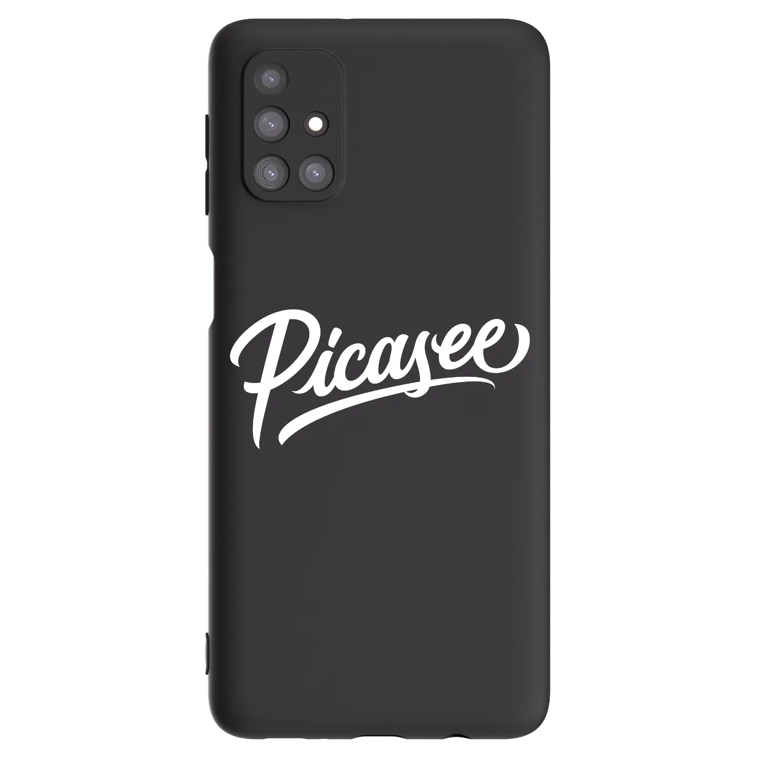 Picasee husă neagră din silicon pentru Samsung Galaxy M31s - Picasee - old logo - white