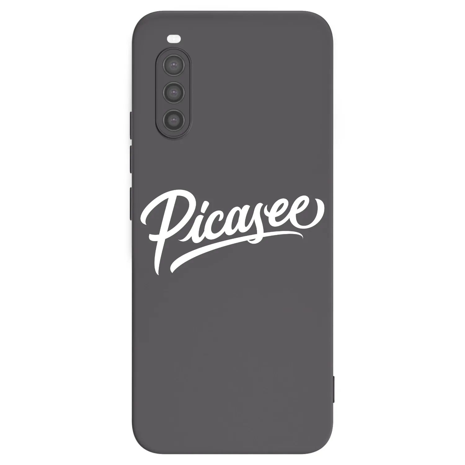 Picasee husă neagră din silicon pentru Sony Xperia 10 II - Picasee - old logo - white