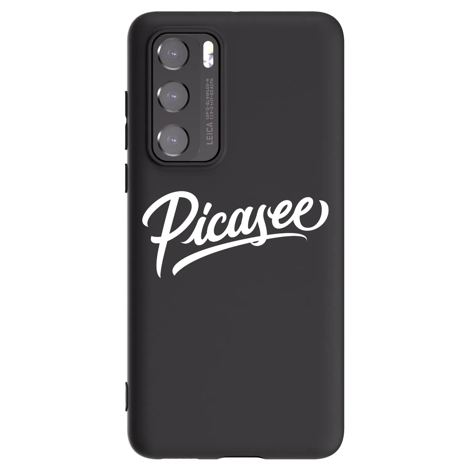 Picasee husă neagră din silicon pentru Huawei P40 - Picasee - old logo - white