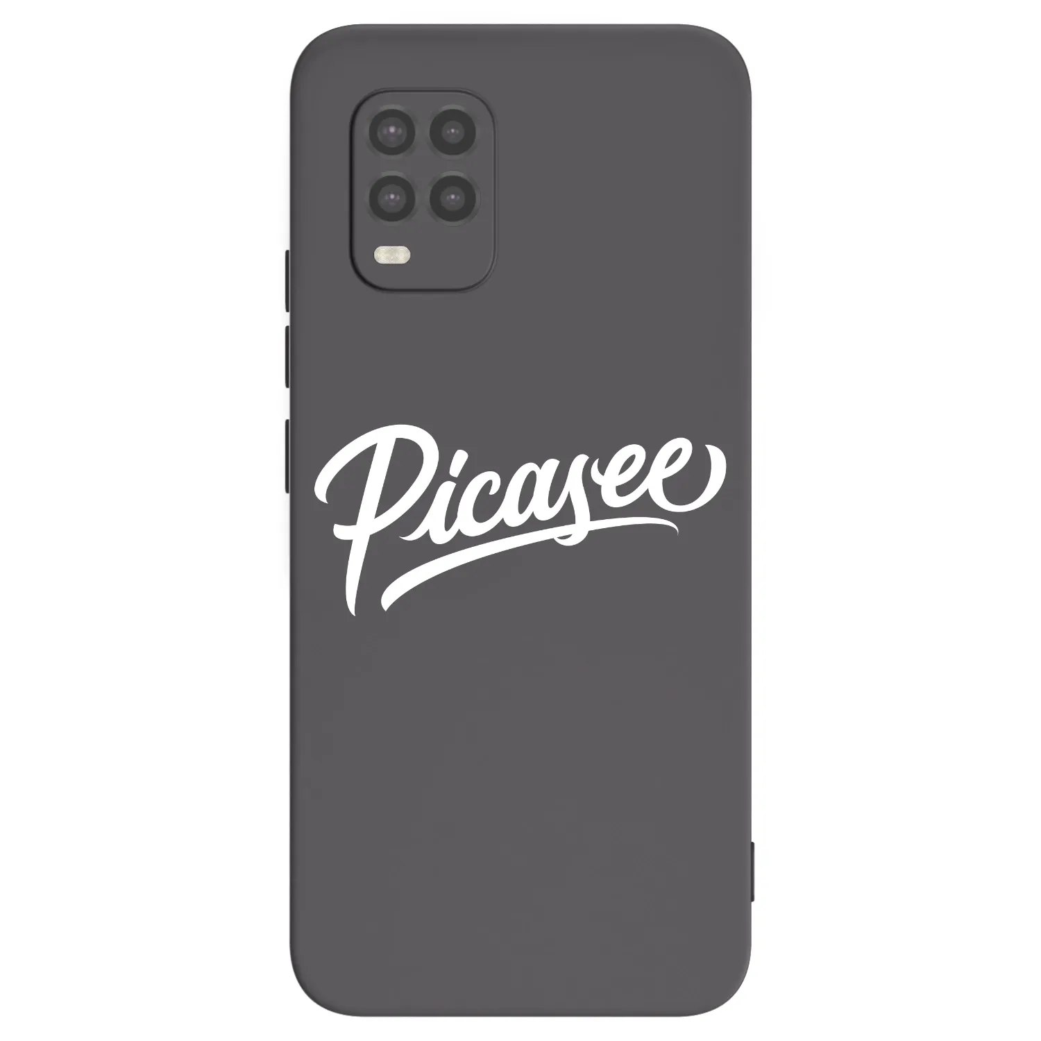Picasee husă neagră din silicon pentru Xiaomi Mi 10 Lite - Picasee - old logo - white