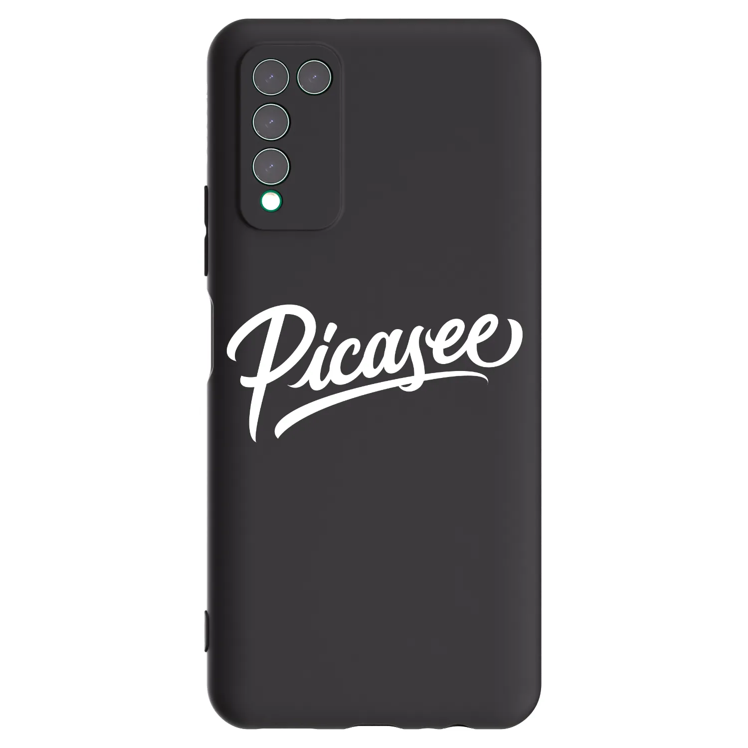 Picasee husă neagră din silicon pentru Honor 10X Lite - Picasee - old logo - white