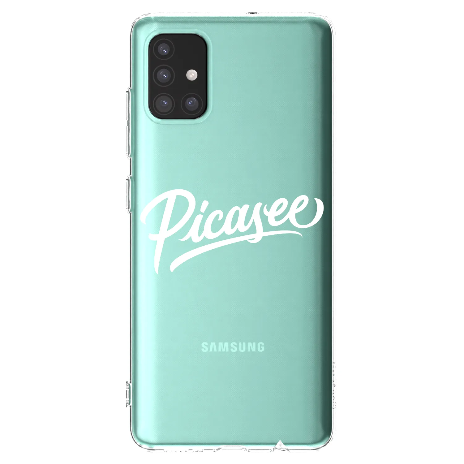 Picasee husă transparentă din silicon pentru Samsung Galaxy M51 M515F - Picasee - old logo - white