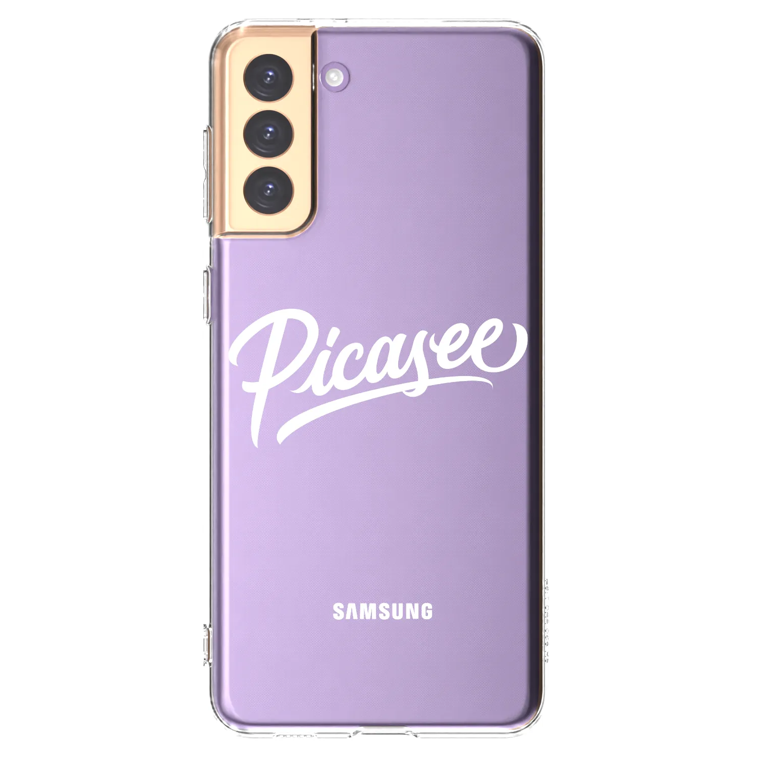 Picasee husă transparentă din silicon pentru Samsung Galaxy S21+ 5G G996F - Picasee - old logo - white