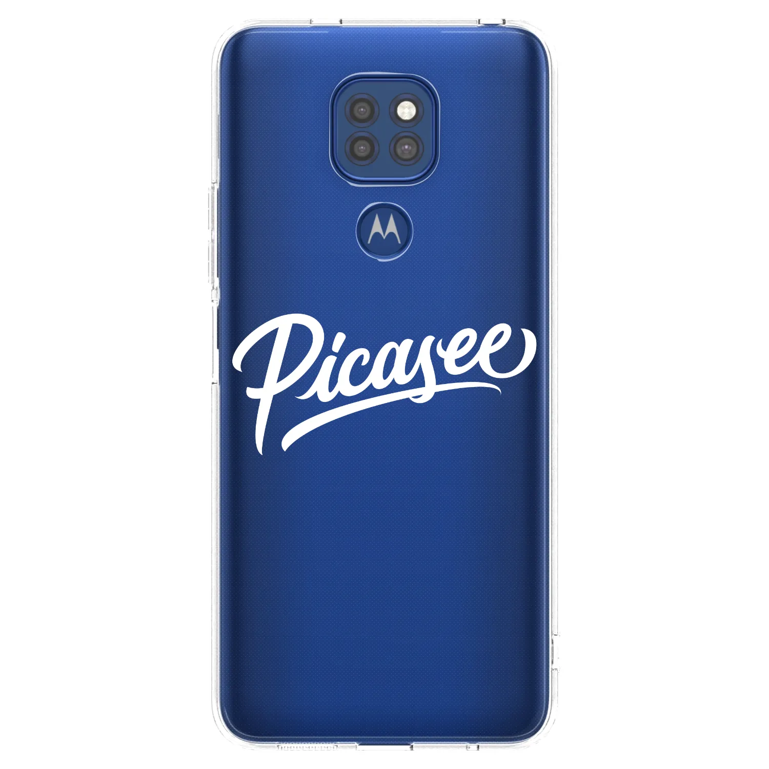 Picasee husă transparentă din silicon pentru Motorola Moto G9 Play - Picasee - old logo - white