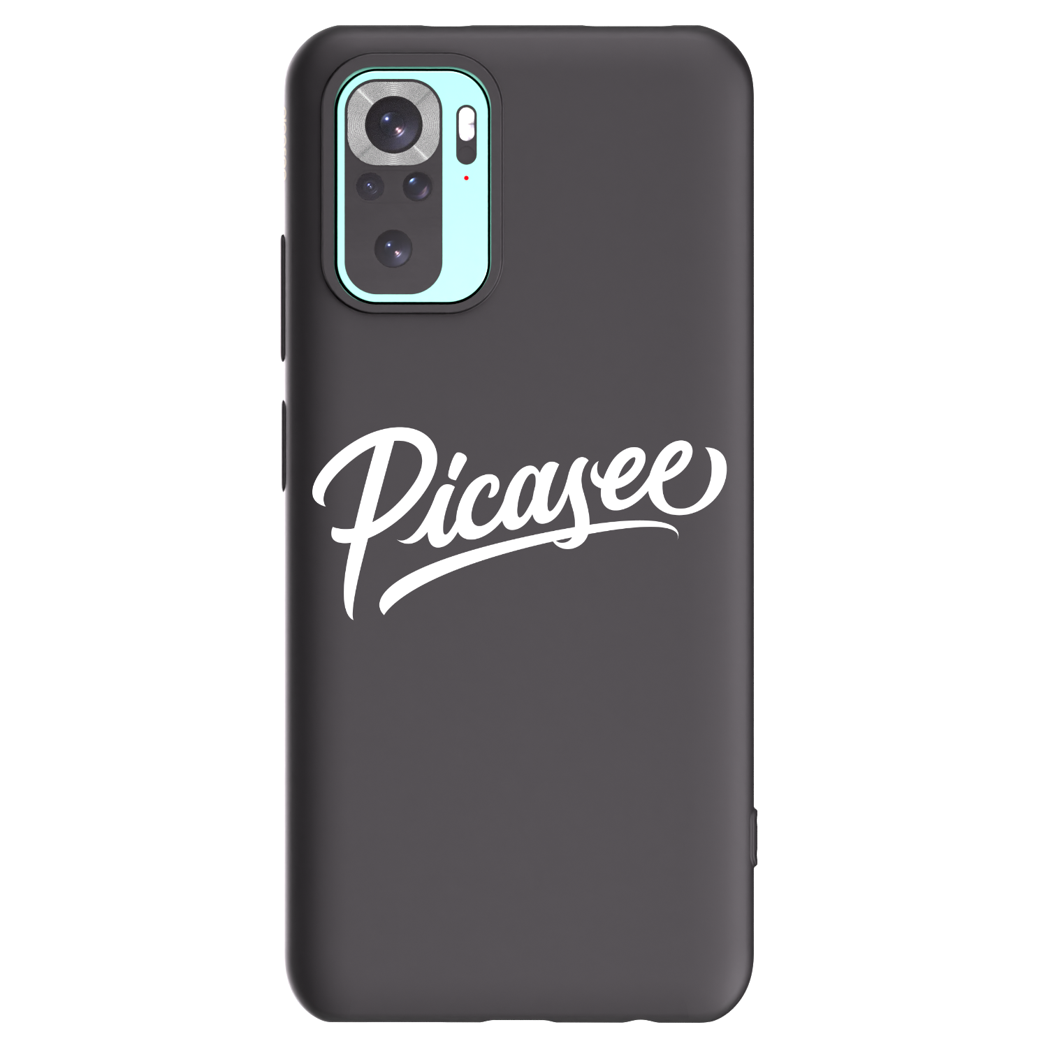 Picasee husă neagră din silicon pentru Xiaomi Redmi Note 10 Pro - Picasee - old logo - white