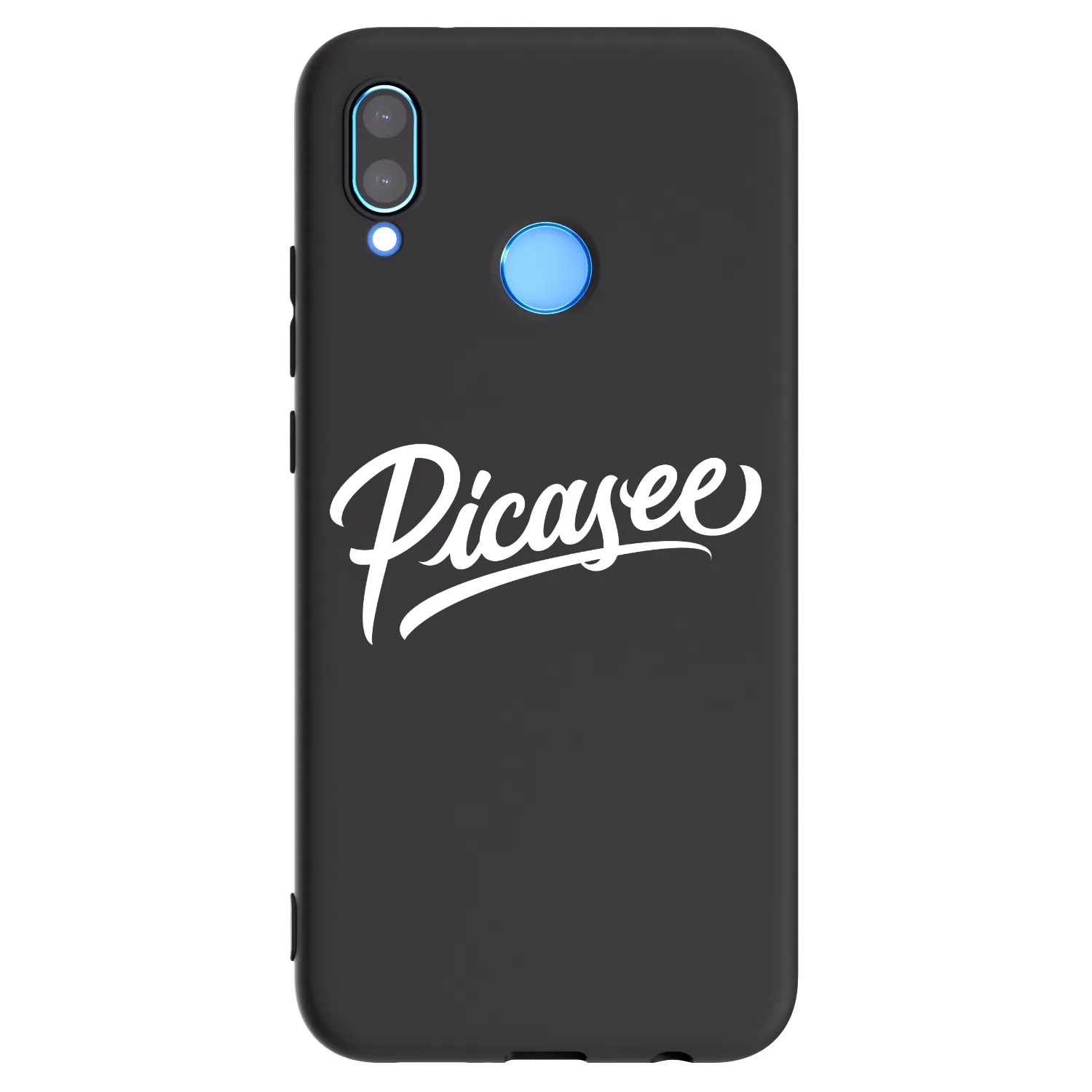Picasee husă neagră din silicon pentru Huawei P20 Lite - Picasee - old logo - white