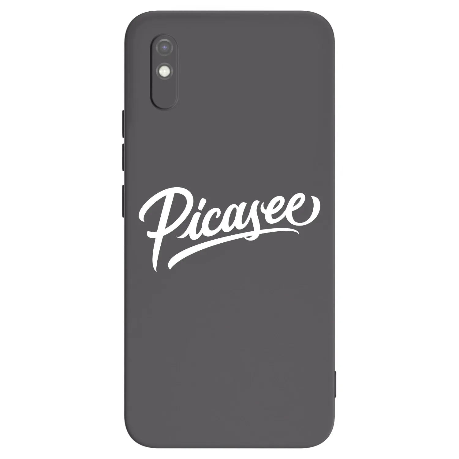 Picasee husă neagră din silicon pentru Xiaomi Redmi 9AT - Picasee - old logo - white