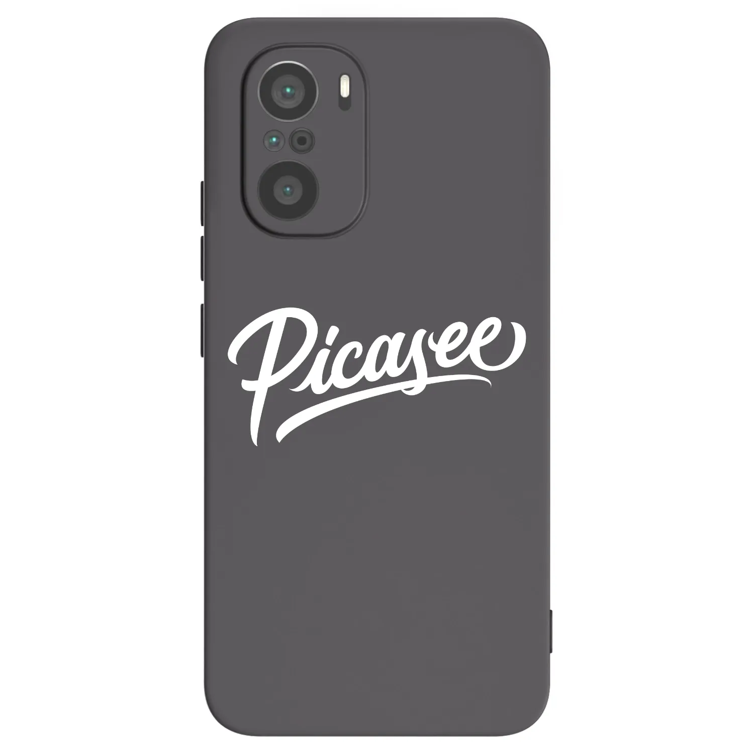 Picasee husă neagră din silicon pentru Xiaomi Poco F3 - Picasee - old logo - white