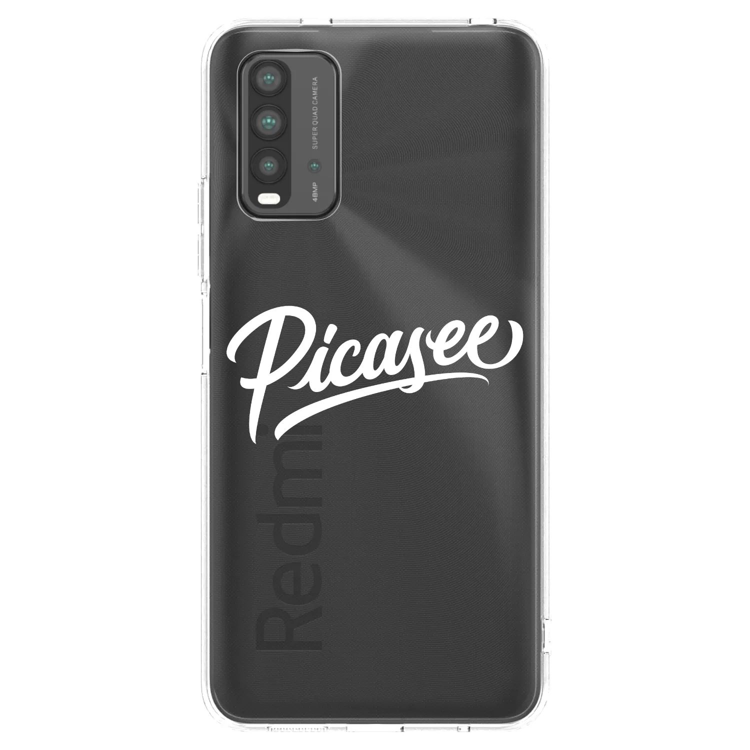 Picasee husă transparentă din silicon pentru Xiaomi Redmi 9T - Picasee - old logo - white