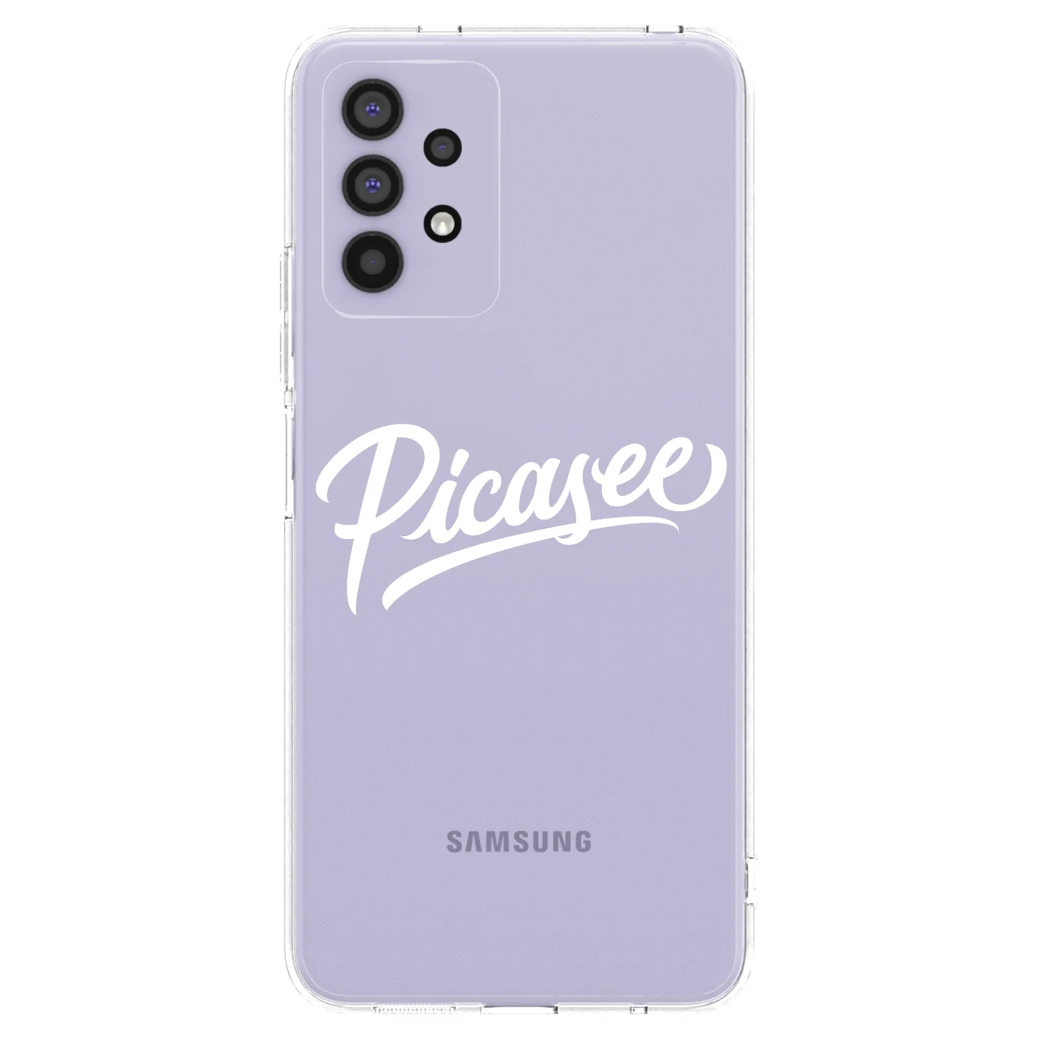 Picasee husă transparentă din silicon pentru Samsung Galaxy A32 4G SM-A325F - Picasee - old logo - white