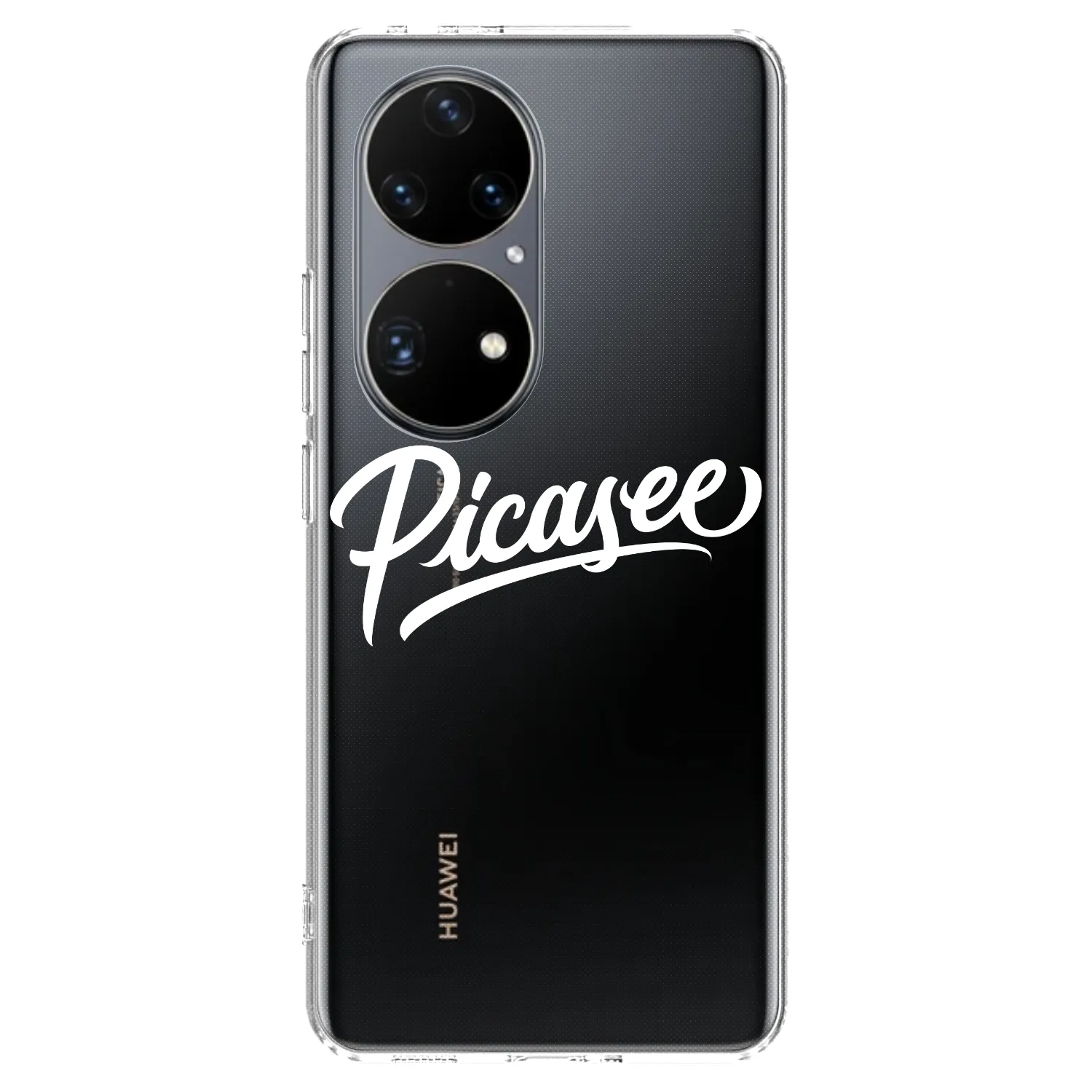 Picasee husă transparentă din silicon pentru Huawei P50 - Picasee - old logo - white