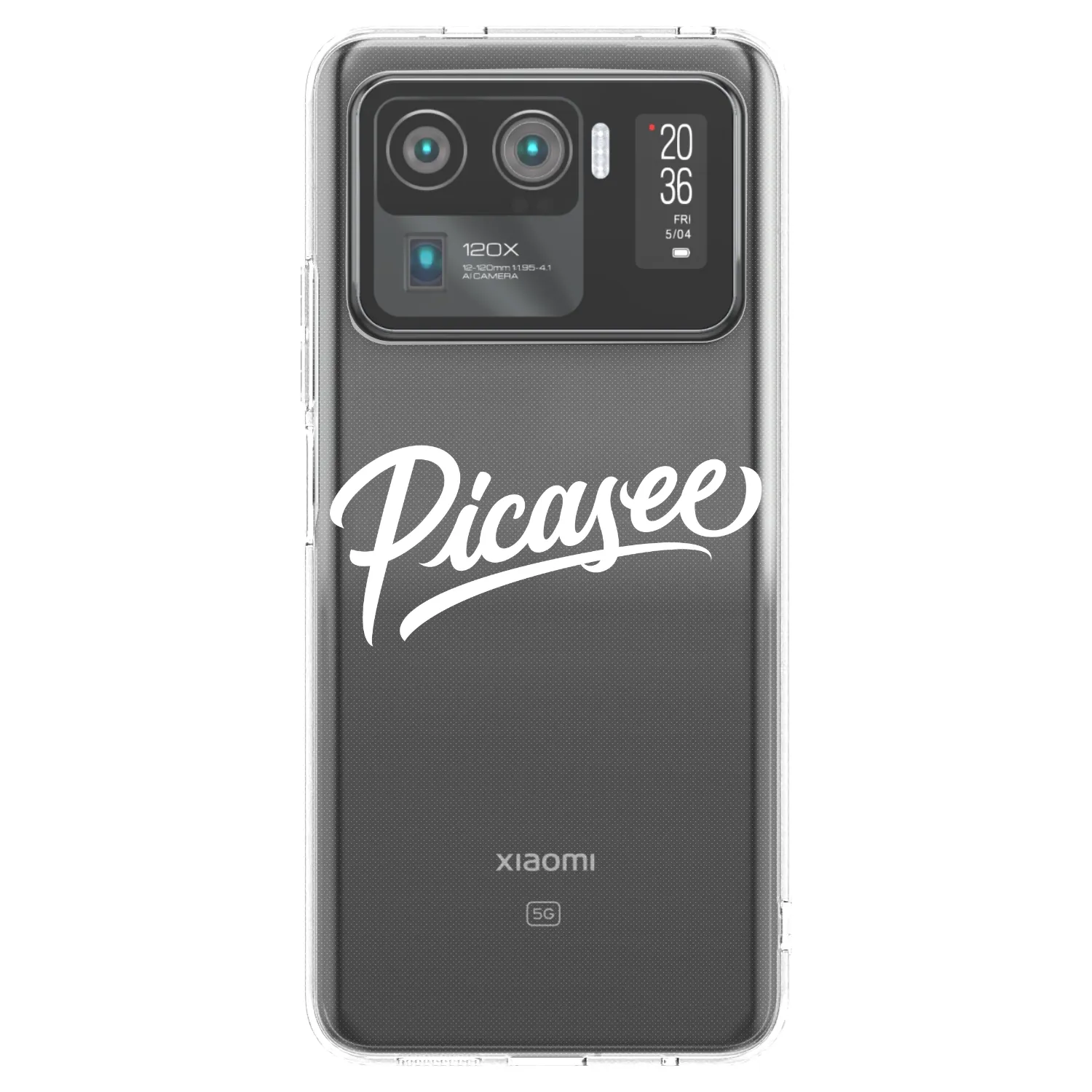 Picasee husă transparentă din silicon pentru Xiaomi Mi 11 Ultra - Picasee - old logo - white