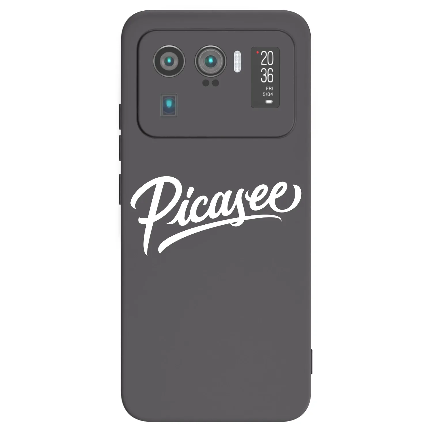 Picasee husă neagră din silicon pentru Xiaomi Mi 11 Ultra - Picasee - old logo - white