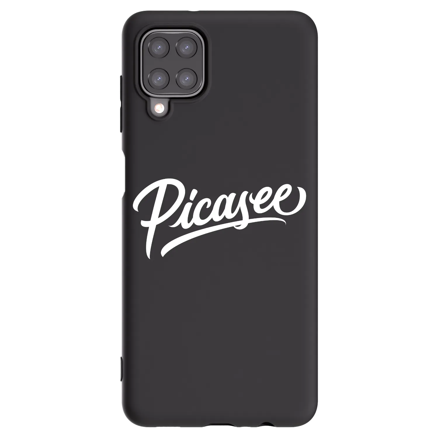 Picasee husă neagră din silicon pentru Samsung Galaxy M12 M127F - Picasee - old logo - white