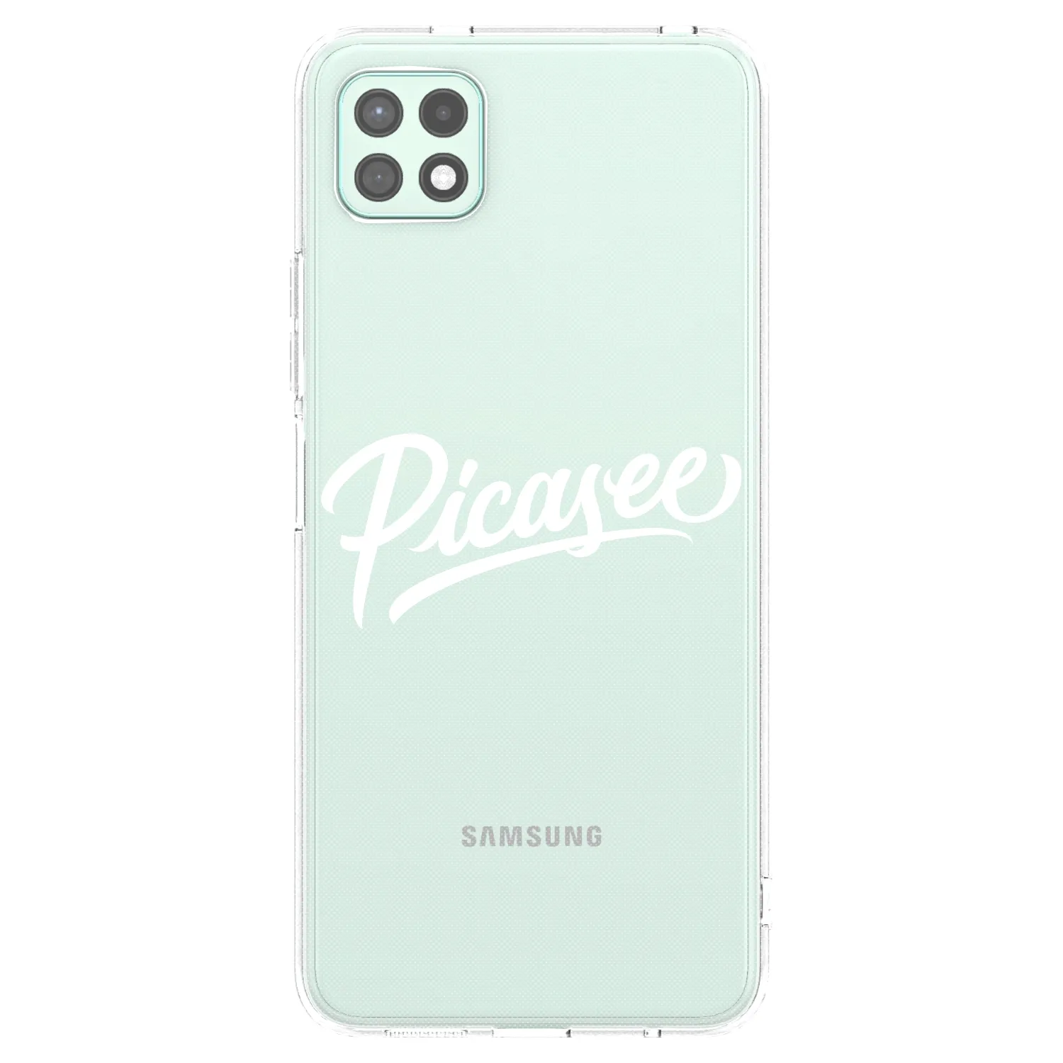 Picasee husă transparentă din silicon pentru Samsung Galaxy A22 A226B 5G - Picasee - old logo - white