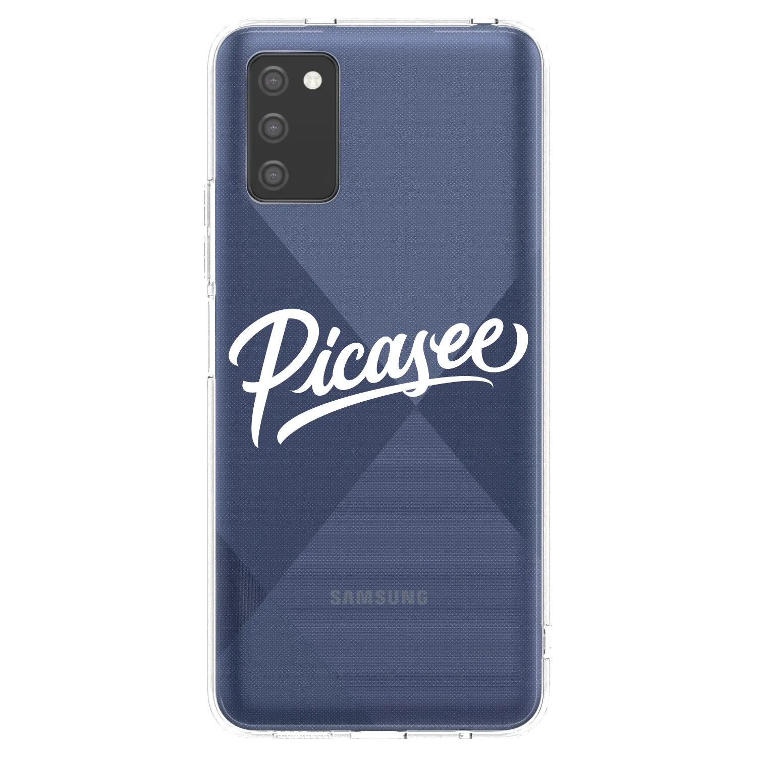 Picasee husă transparentă din silicon pentru Samsung Galaxy A02s A025G - Picasee - old logo - white