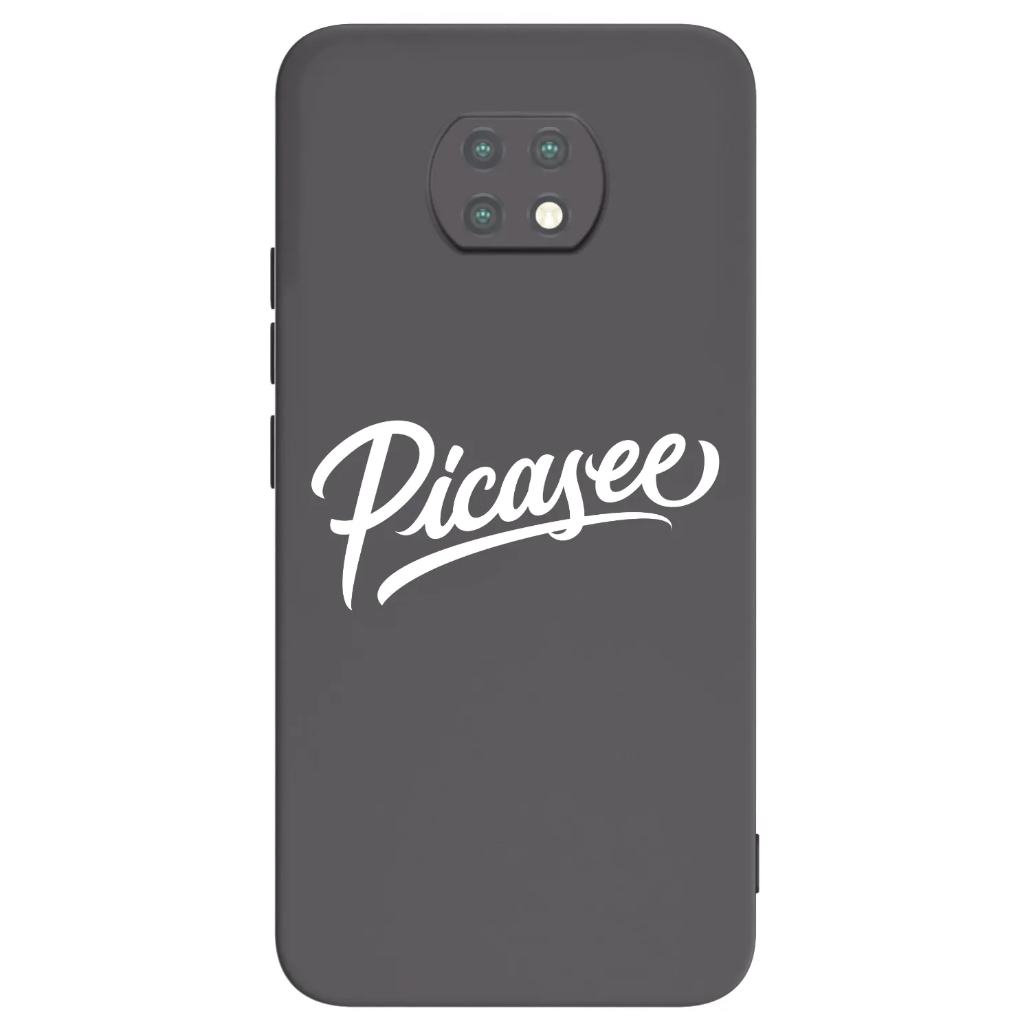 Picasee husă neagră din silicon pentru Xiaomi Redmi Note 9T - Picasee - old logo - white
