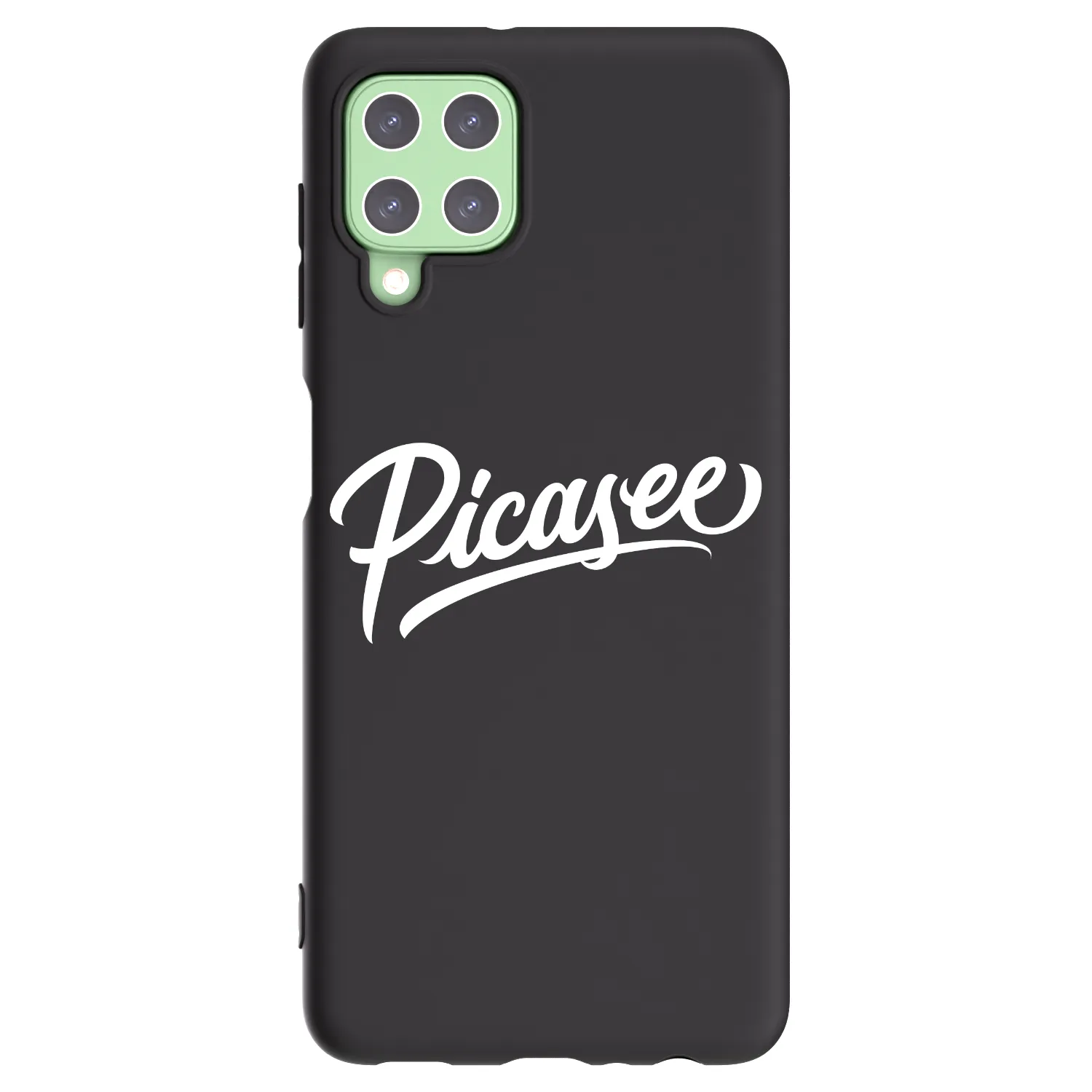 Picasee husă neagră din silicon pentru Samsung Galaxy A22 A225F 4G - Picasee - old logo - white
