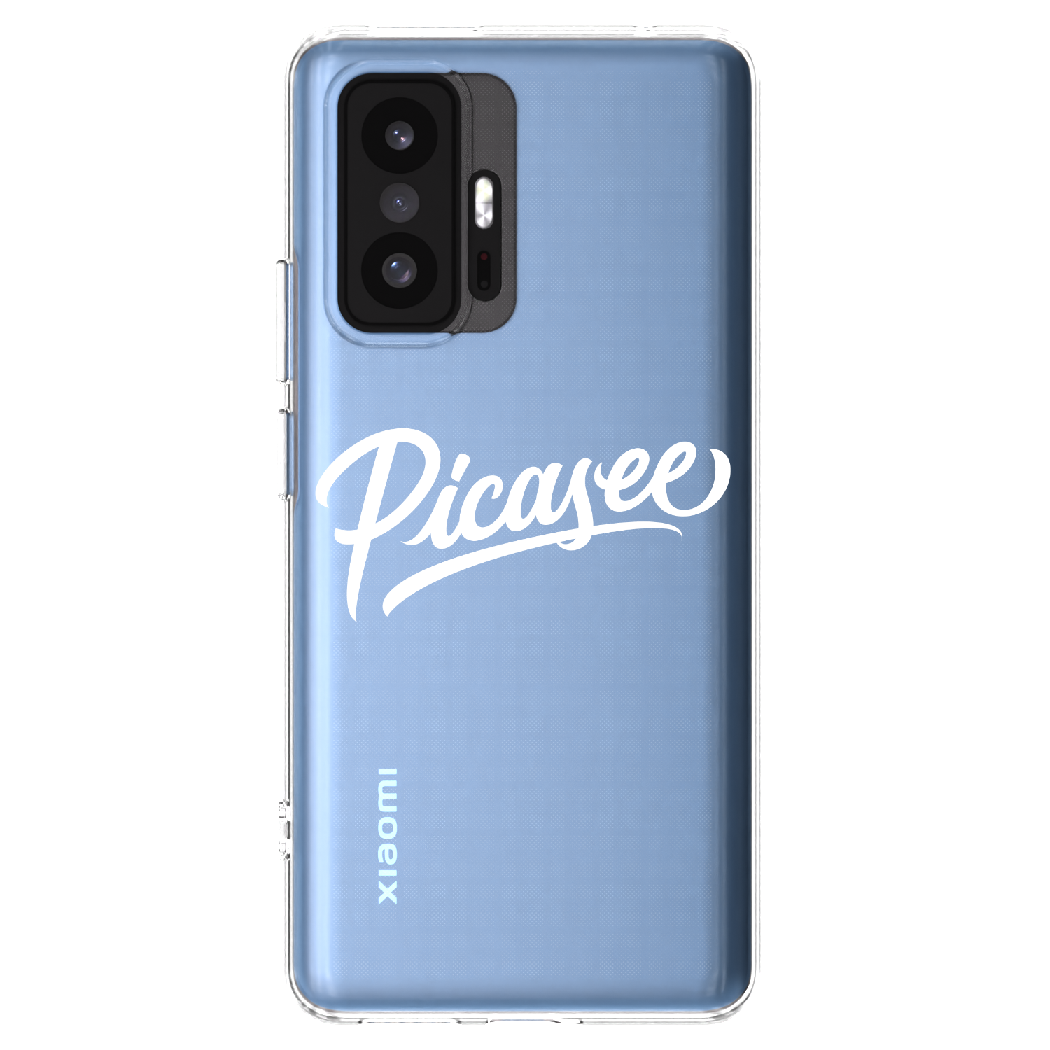 Picasee husă transparentă din silicon pentru Xiaomi 11T - Picasee - old logo - white